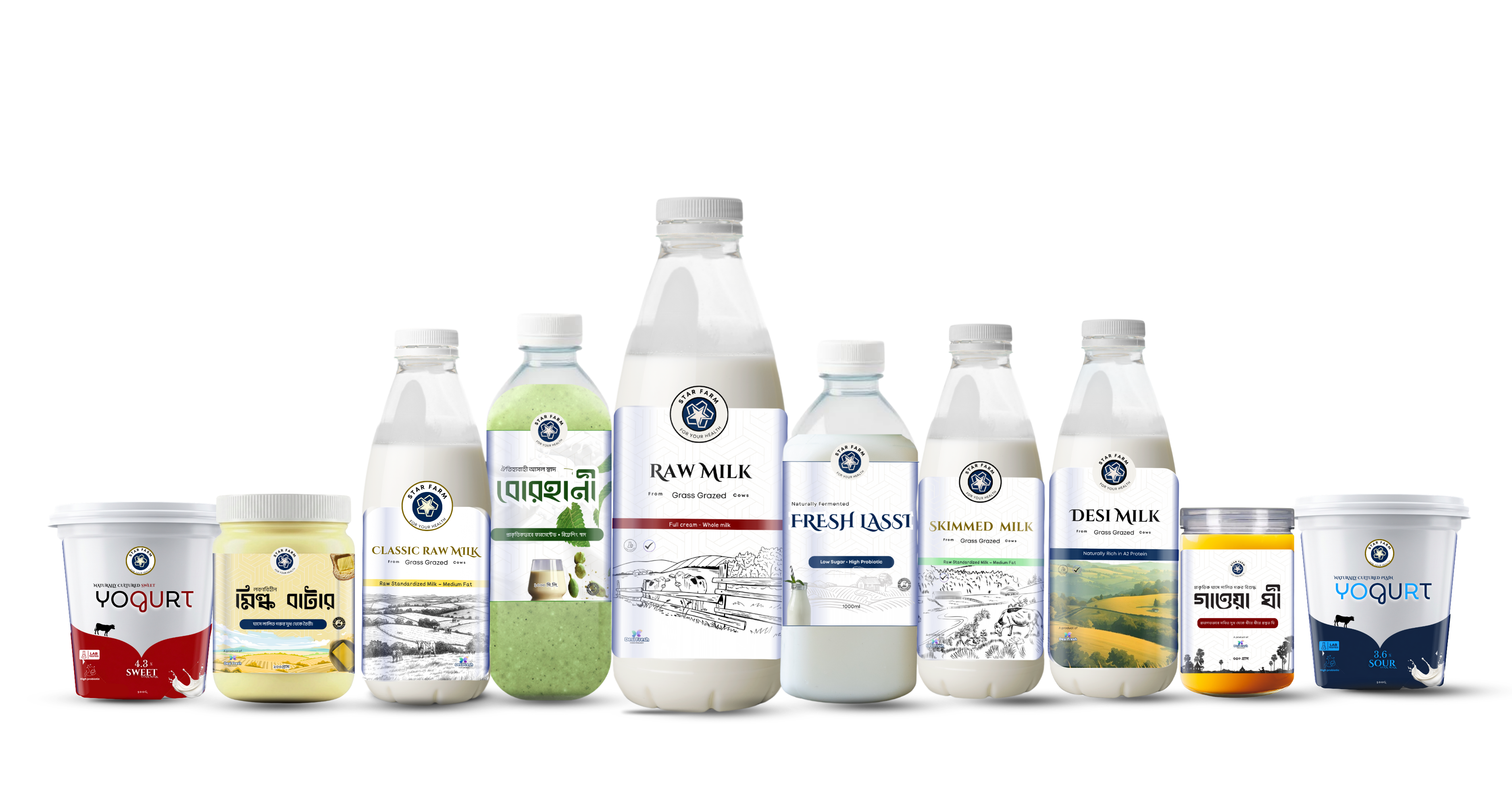 Star Farm Raw Milk bottle